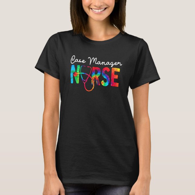 Fodral Manager Nurse Squad Watercol Kärlek Stethos T Shirt (Framsida)
