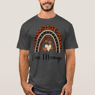 Fodral Manager Rainbow Leopard Gift 6 T Shirt