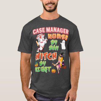 Fodral Manager sjuksköterska efter daglig nattbesä T Shirt