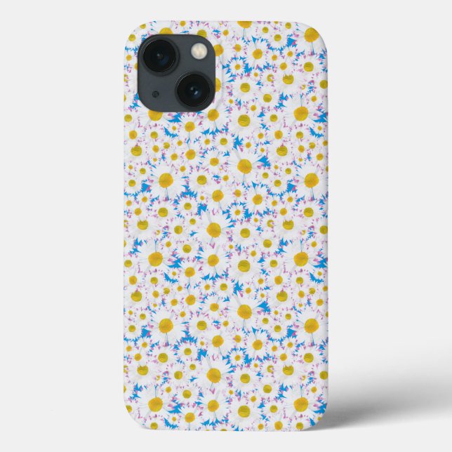Fodral-Mate Fodral för iPad: Ditzy White Daisys: B (Baksida)