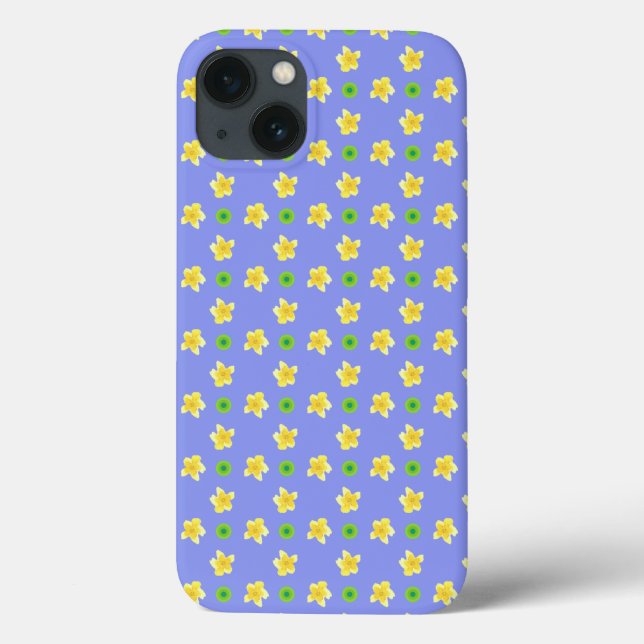 Fodral-Mate iPad Air Case Primroses on Violet Blue (Baksida)