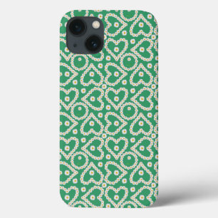 Fodral-Mate iPad Case: Daisy Chains on Grönt