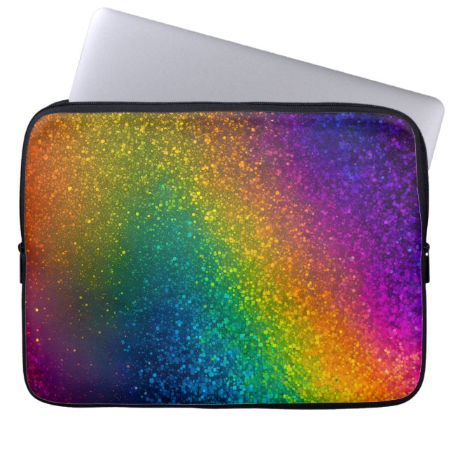 Fodral på den bärbara datorn Glitter Art (Framsidan)