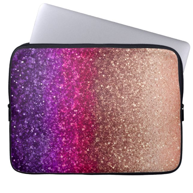 Fodral på den bärbara datorn Glitter Art (Framsidan)