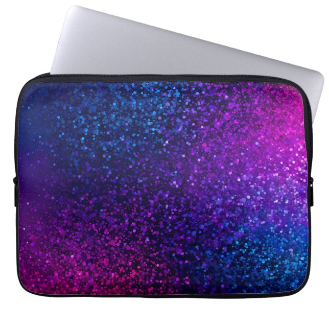 Fodral på den bärbara datorn Glitter Art (Framsidan)