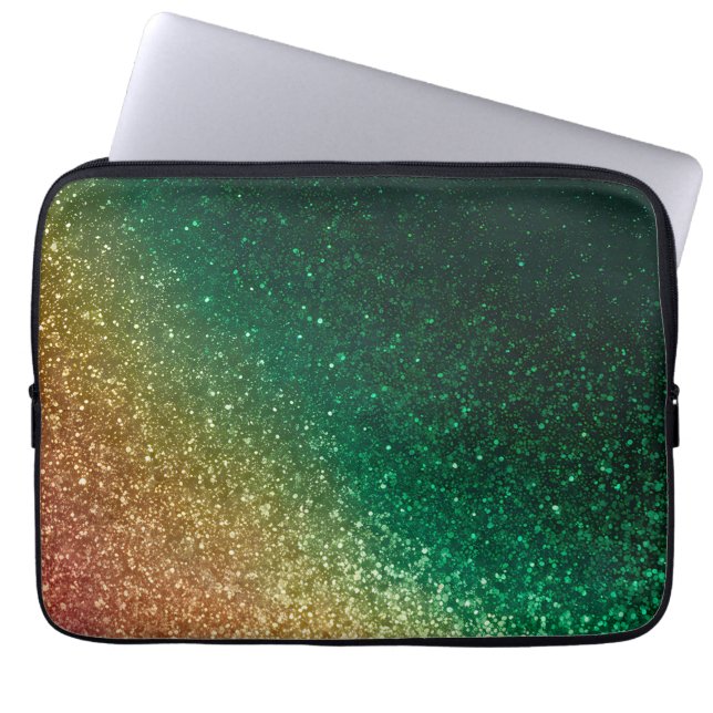 Fodral på den bärbara datorn Glitter Art (Framsidan)