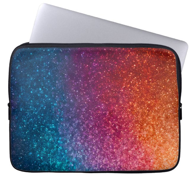 Fodral på den bärbara datorn Glitter Art (Framsidan)