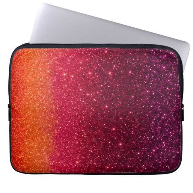 Fodral på den bärbara datorn Glitter Art (Framsidan)