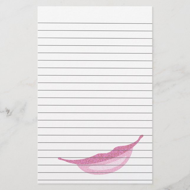 Fodrat papper med leende i Glittery rosor (Framsida)