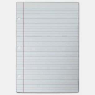 Fodrat papper post-it block