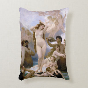 Födseln av Venus av William-Adolphe Bouguereau Prydnadskudde