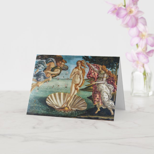 Födseln av Venus | Botticelli | Kort (Orkide)