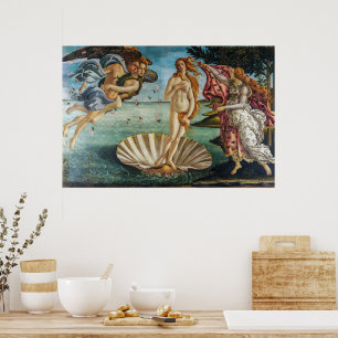 Födseln av Venus Sandro Botticelli Poster