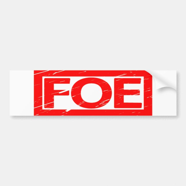 Foe Frimärke Bildekal (Framsidan)