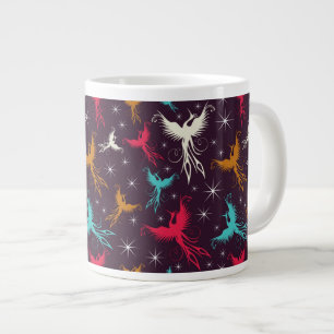 Foenix Birds Figur Mönster Jumbo Mugg