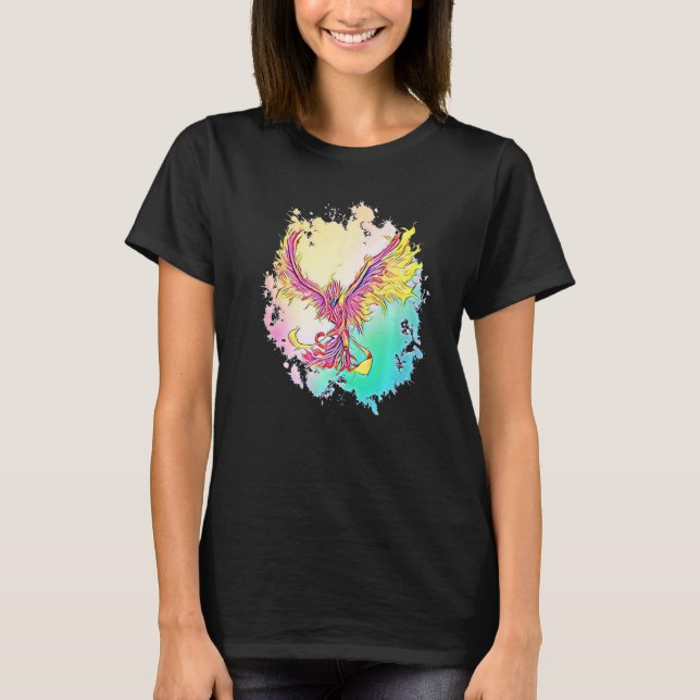 Foenix från Ashes Mythical Fire Bird Phoenix T Shirt (Framsida)