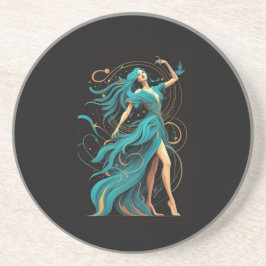 Foenix-kvinnans silhuett i en Underlägg