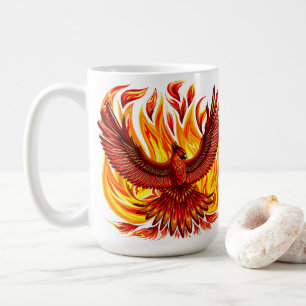 Foenix mytologiskt odödligt skapelse kaffemugg
