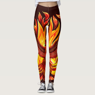 Foenix mytologiskt odödligt skapelse leggings