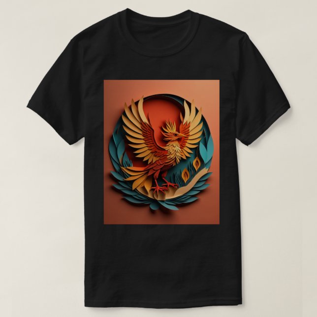 Foenix Papper Art Design T-shirt (Design framsida)