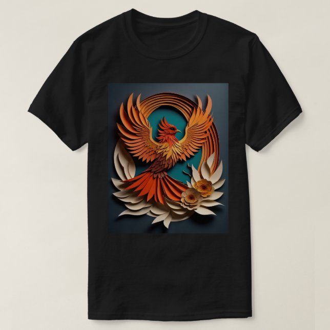 Foenix Papper Art Design T-shirt (Design framsida)