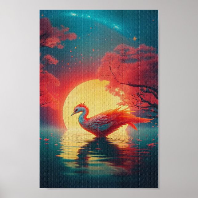 Foenix Recharging i månljus Poster (Framsidan)