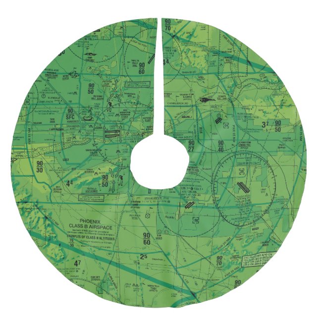 Foenix TAC-diagram Julgransmatta Borstad Polyester (Framsidan)