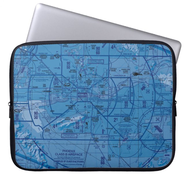Foenix TAC-diagram Laptop Fodral (Framsidan)