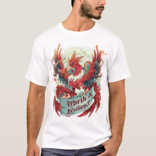 Foenixdesign för återfödelse och motståndskraft - t shirt
