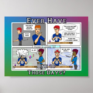 Foes och möss ".. en av de där dagarna.." Poster