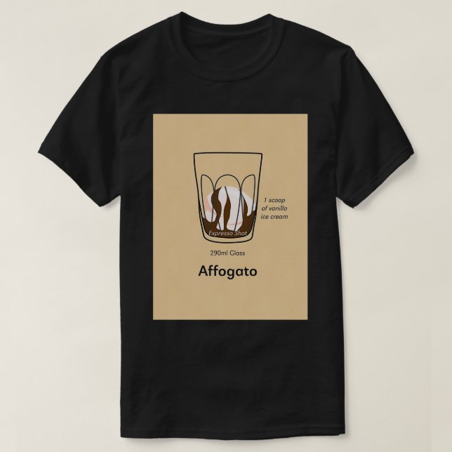 Foffertrådgivare Affogato T Shirt (Design framsida)