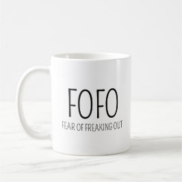 FOFO Rädsla för att flippa ut Kaffemugg