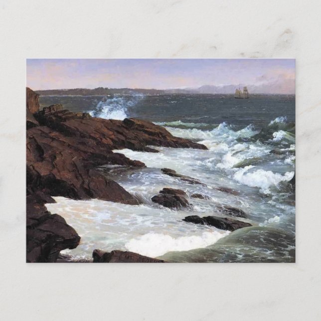 Fog av berget Desert från Frederic Edwin Church Vykort (Framsida)