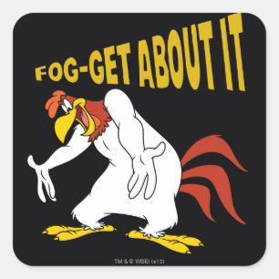 Fog-få om det fyrkantigt klistermärke