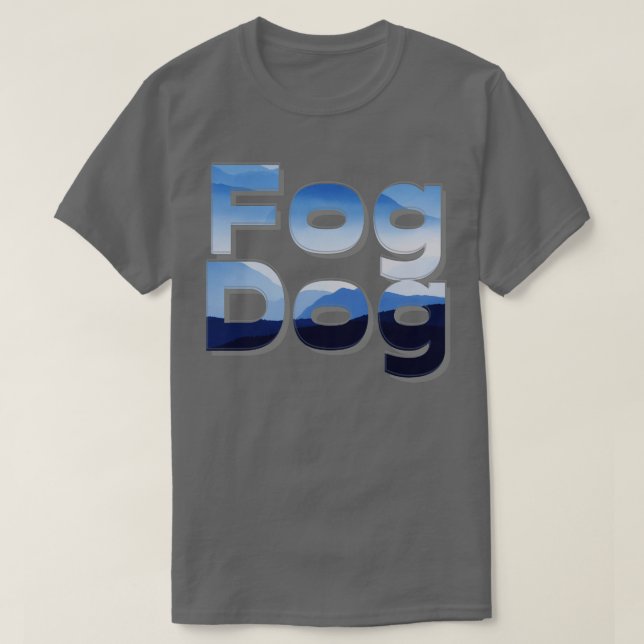 Fog Hund T Shirt (Design framsida)