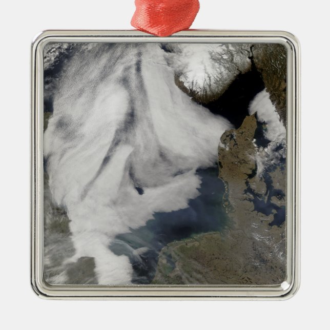 Fog i Nordsjön 2 Julgransprydnad Metall (Framsidan)