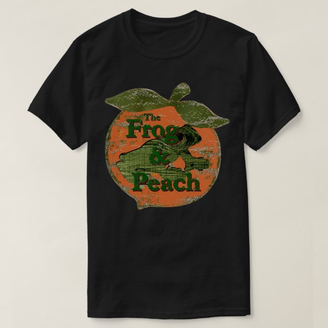 Fog- och persikorestauranger t shirt (Design framsida)
