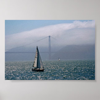 Fog och segel poster