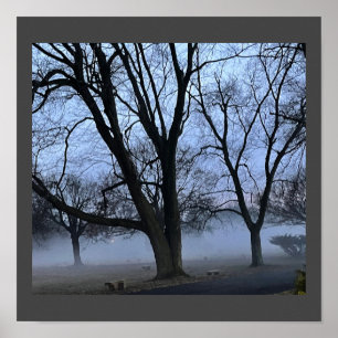 Fog och Träd Poster