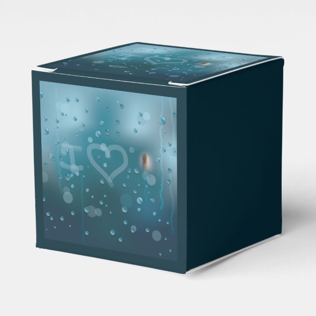 Fog of Love Favor Box Presentaskar (Framsidan Sidan)