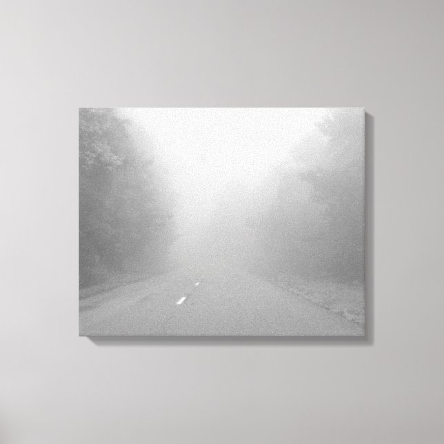 Fog på tandläkarparkeringen, Tennessee Canvastryck (Framsida)