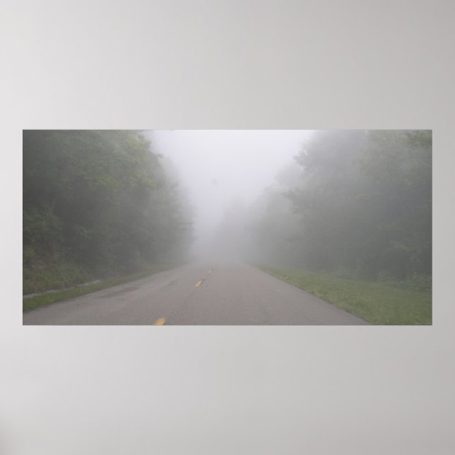 Fog på tandläkarparkeringen, Tennessee Poster (Framsidan)