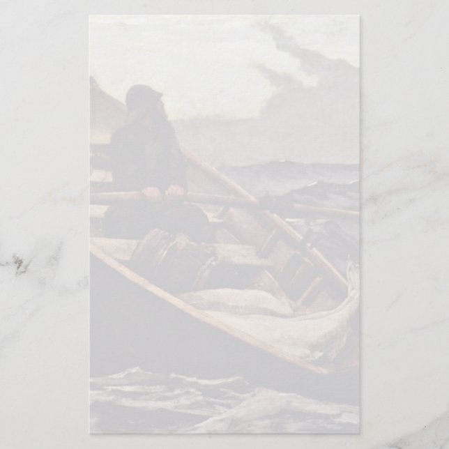Fog-varning (Fog-varning) av Homer Winslow Brevpapper (Framsida)