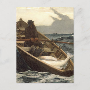Fog Warning by Winslow Homer Vykort