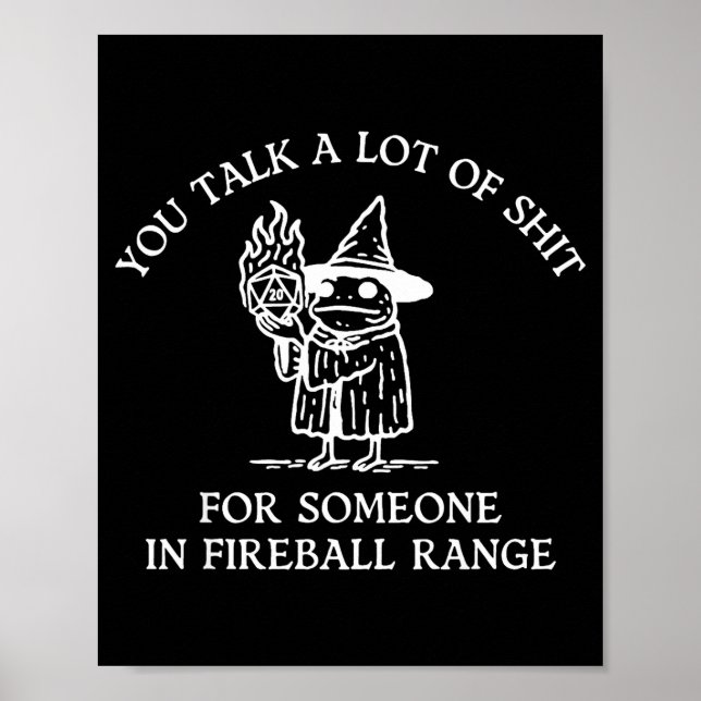 Fog You Talk A Lot Of For Someone In Fireball Rang Poster (Framsidan)