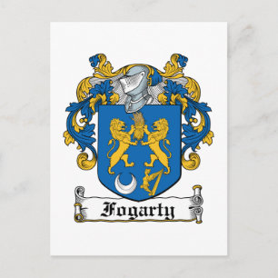 Fogarty Family Crest Vykort