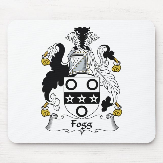 Fogg familjvapensköld musmatta (Framsidan)