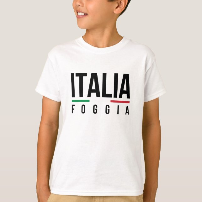 Foggia Italien T-shirt (Framsida)
