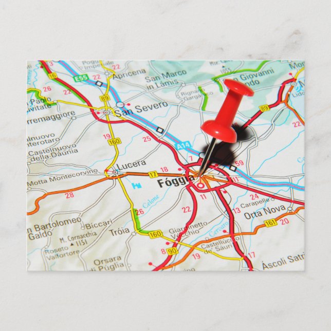 Foggia, Italien Vykort (Framsida)