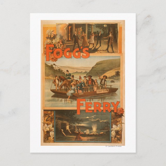 Foggs färja av Chas. E. Callahan Theater Vykort (Framsida)